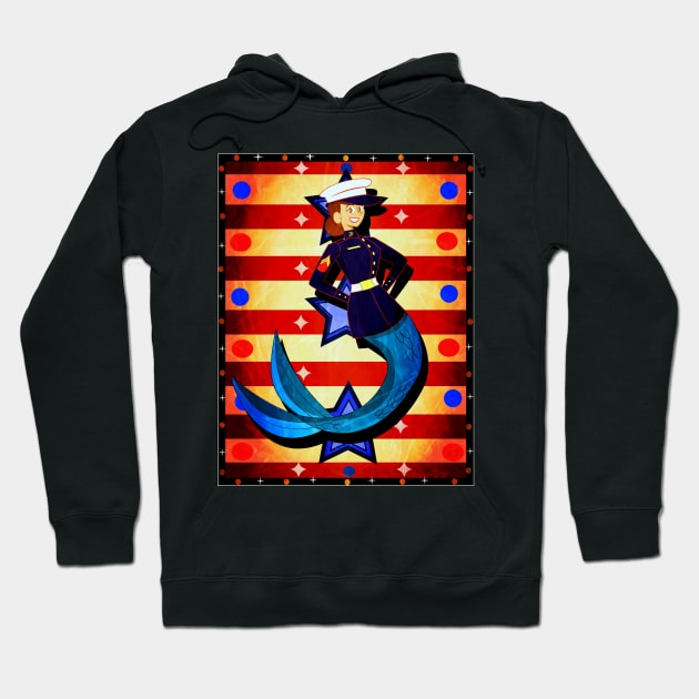 Marine Mermaid Hoodie by Fad-Artwork